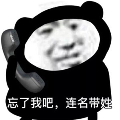 无水印万能聊天好笑表情 忘了我吧连名带姓