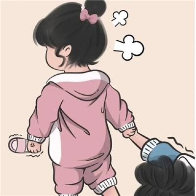 可爱卡通情头一左一右cp很甜 2023特别甜的可爱情头一人一张