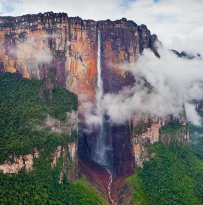 最高的瀑布在什么地方？总高度是多少？