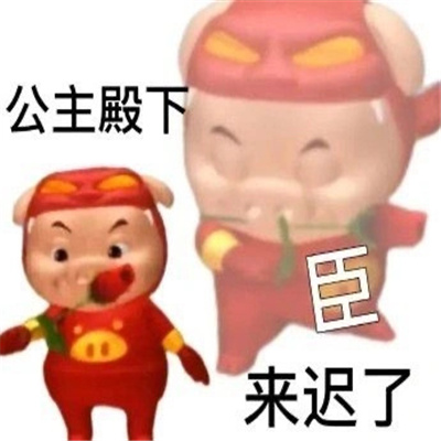 近期使用频率很高的表情包 公主殿下臣来迟了 ​​​