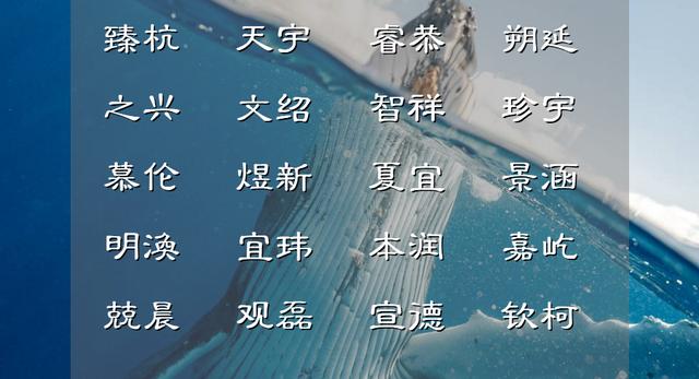 有丰富内涵的男宝宝名字(令人难忘的男宝宝名字精选)